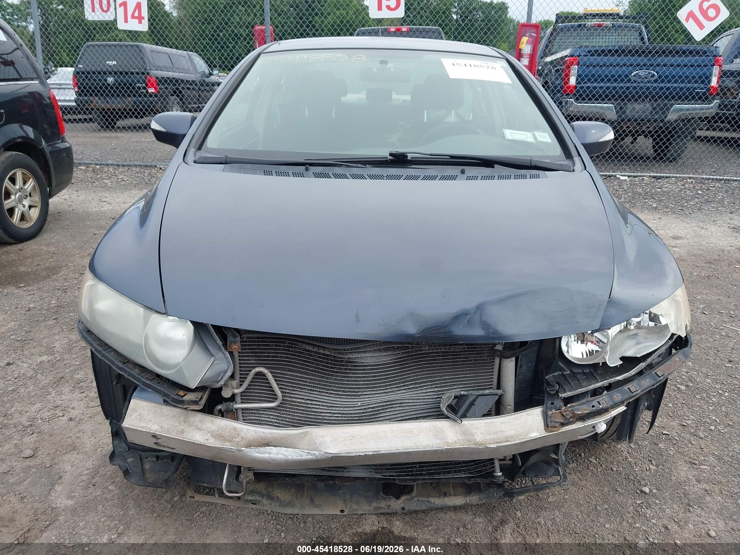 2008 Honda Civic Hybrid   Blue vin: JHMFA36228S028379
