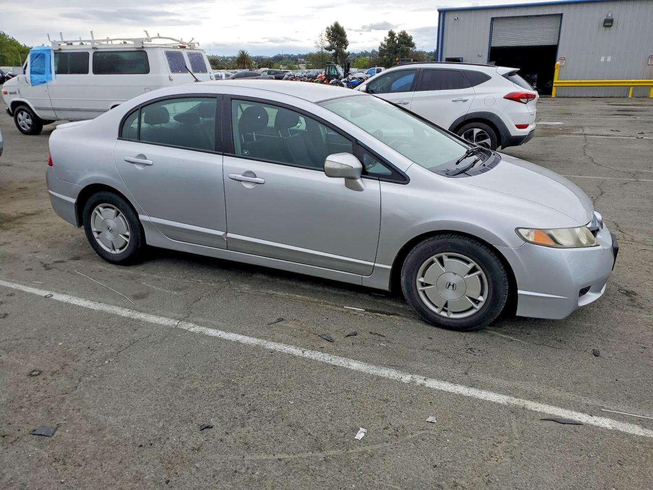 2009 Honda Civic Hybrid Silver vin: JHMFA36229S000762