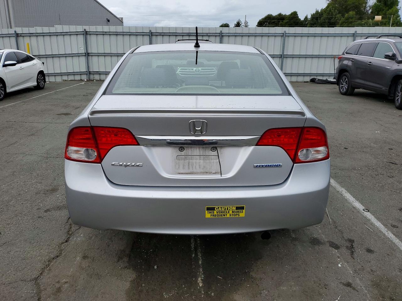 2009 Honda Civic Hybrid Silver vin: JHMFA36229S000762