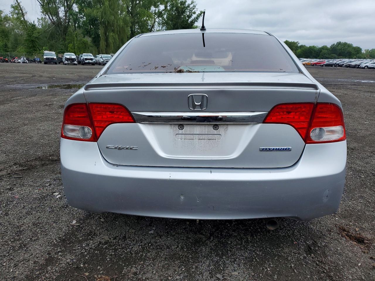 2009 Honda Civic Hybrid Silver vin: JHMFA36229S002348