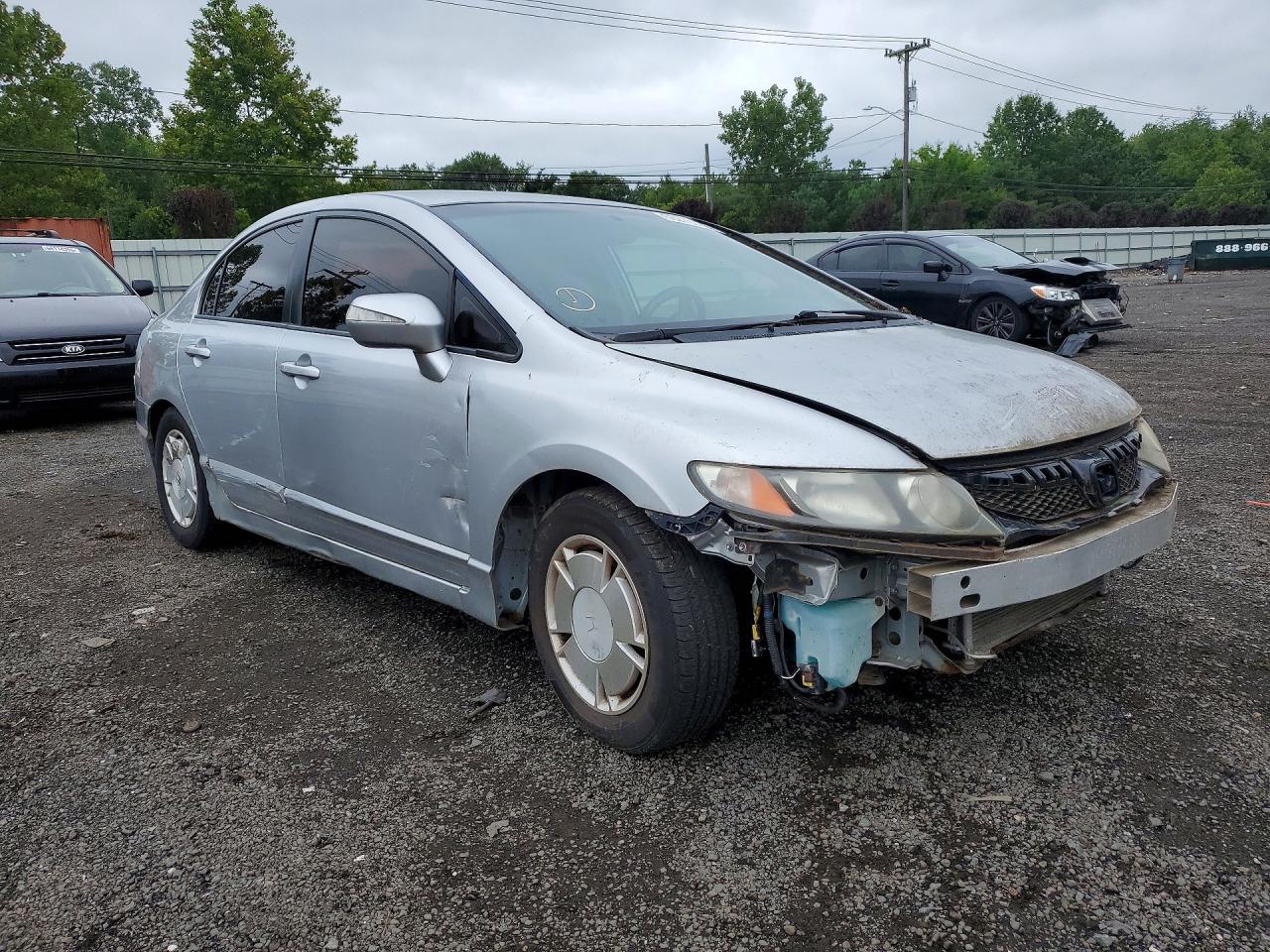 2009 Honda Civic Hybrid Silver vin: JHMFA36229S002348