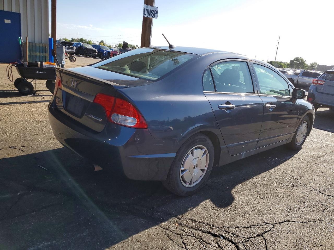 2009 Honda Civic Hybrid Blue vin: JHMFA36229S004083