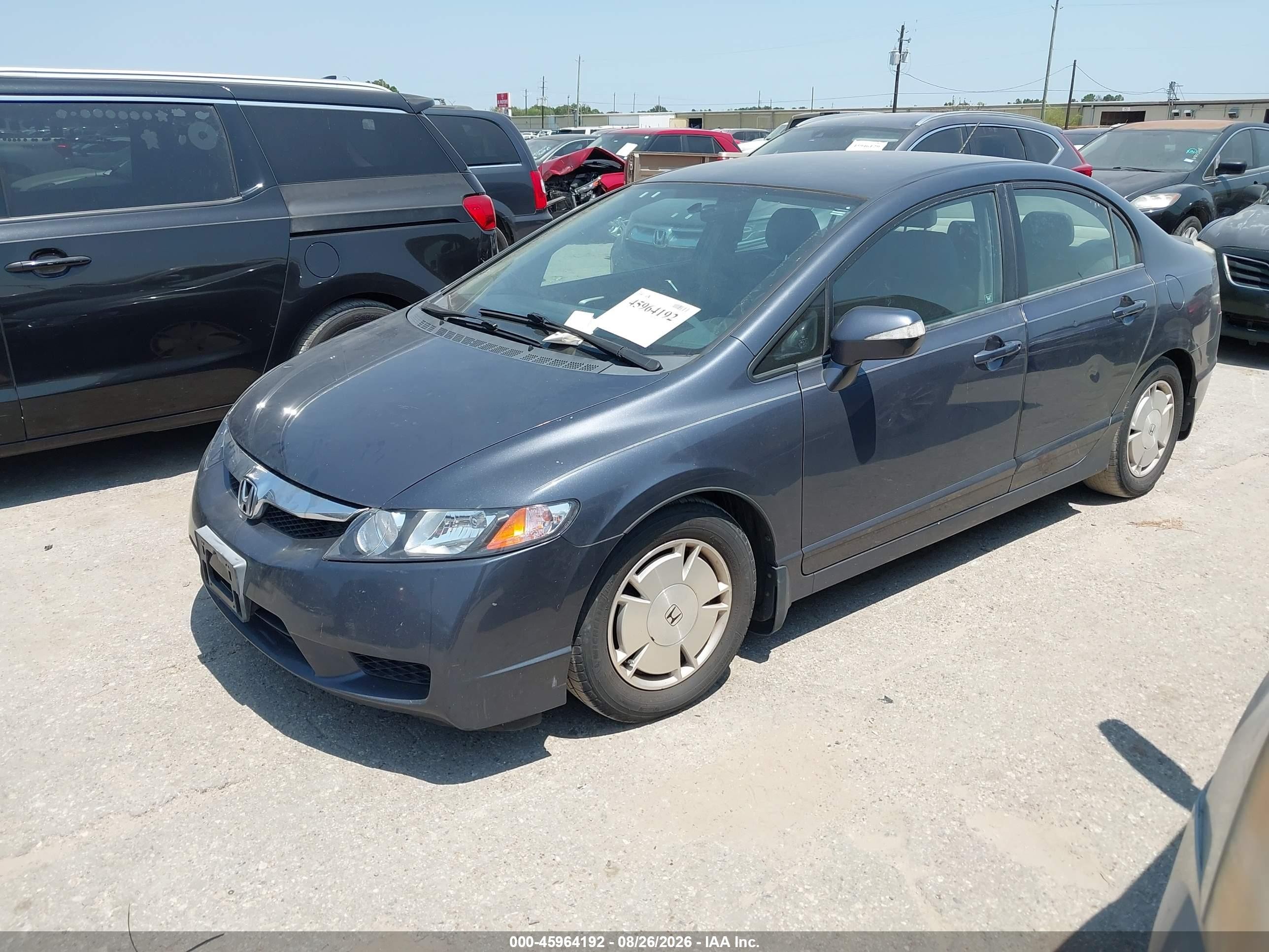 2009 Honda Civic Hybrid   Blue vin: JHMFA36229S008151