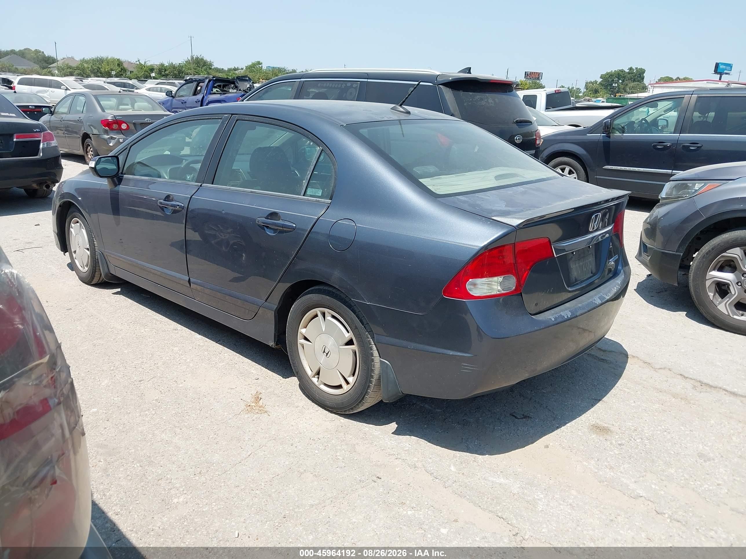 2009 Honda Civic Hybrid   Blue vin: JHMFA36229S008151