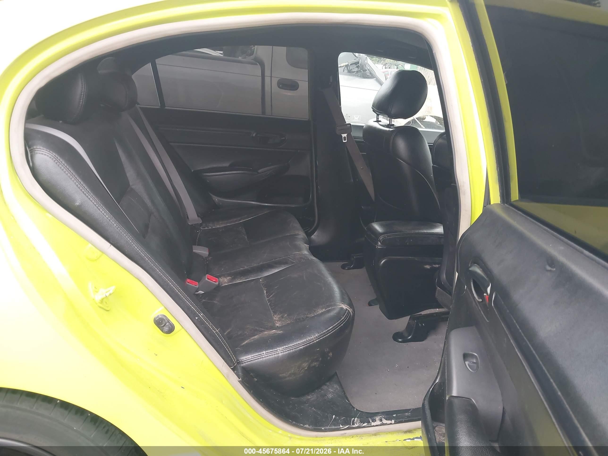 2009 Honda Civic Hybrid   Желтый vin: JHMFA36229S009364