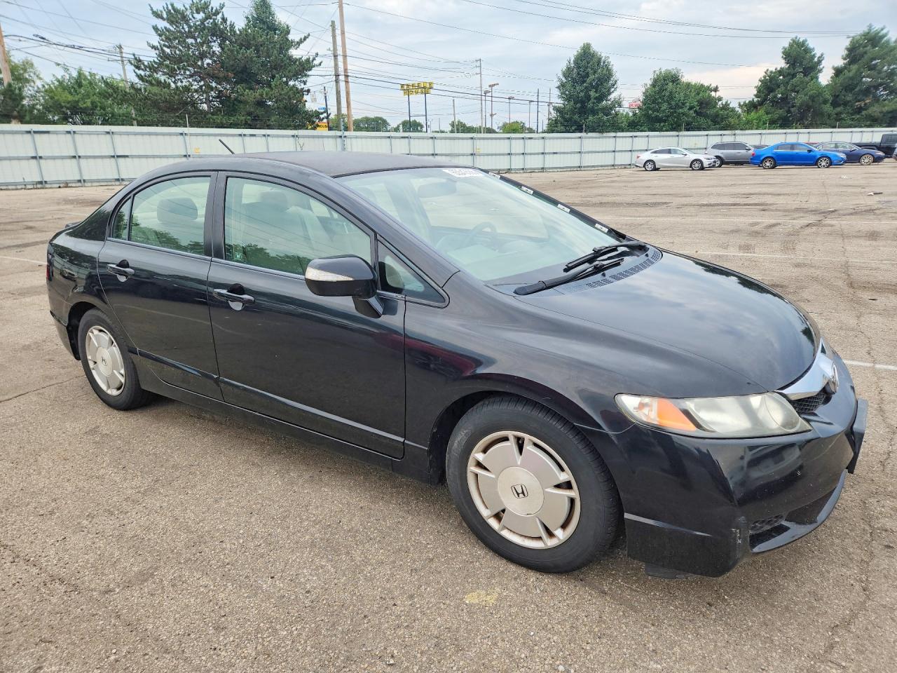 2009 Honda Civic Hybrid Black vin: JHMFA36229S018131