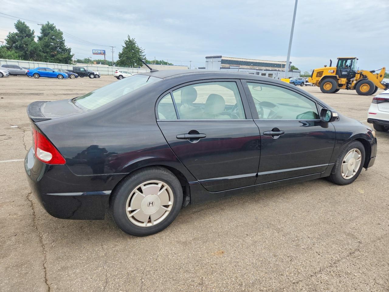 2009 Honda Civic Hybrid Black vin: JHMFA36229S018131