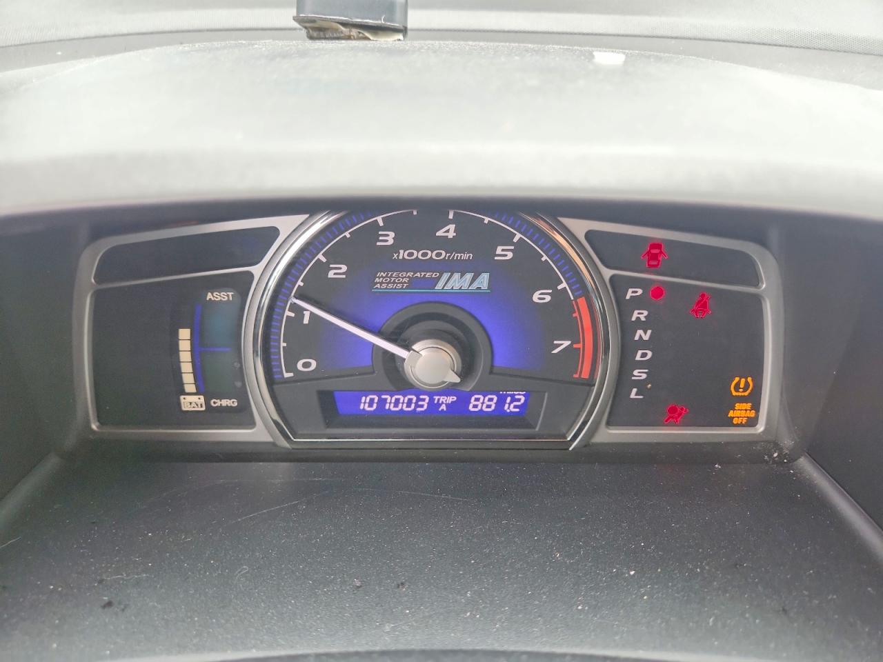 2009 Honda Civic Hybrid Black vin: JHMFA36229S018131