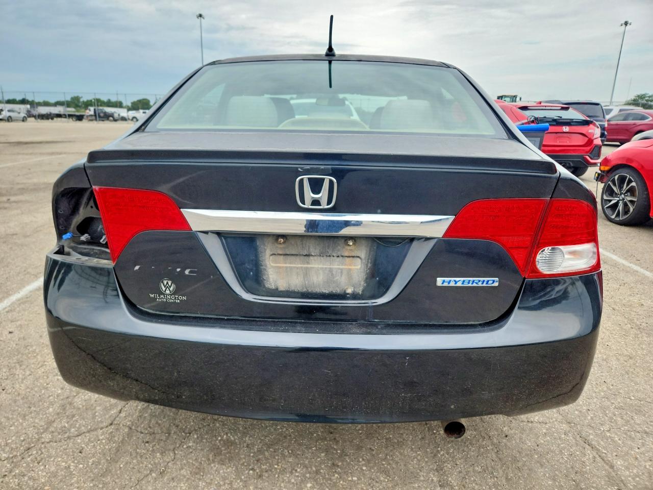 2009 Honda Civic Hybrid Black vin: JHMFA36229S018131