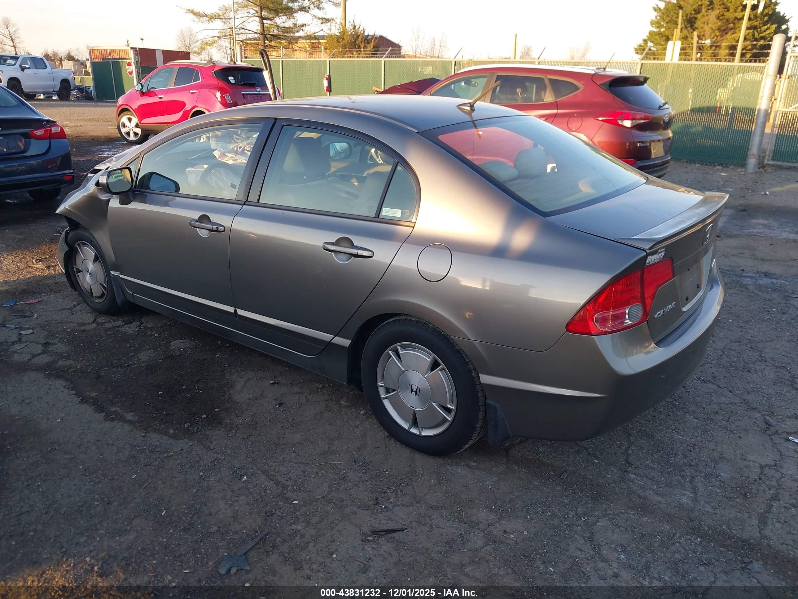 2006 Honda Civic Hybrid   Gray vin: JHMFA36236S006159