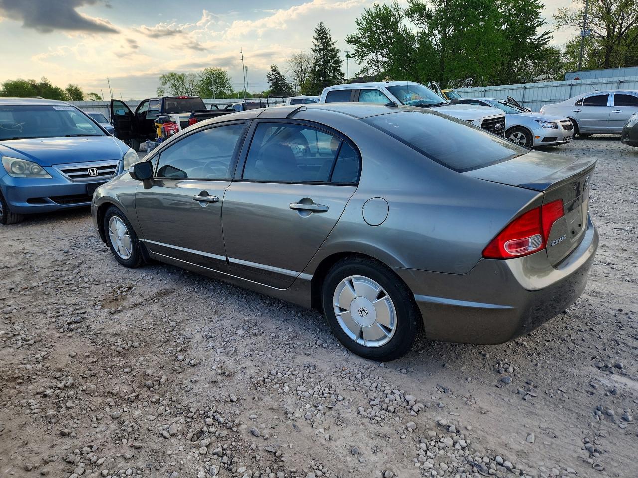 2006 Honda Civic Hybrid Tan vin: JHMFA36236S008915