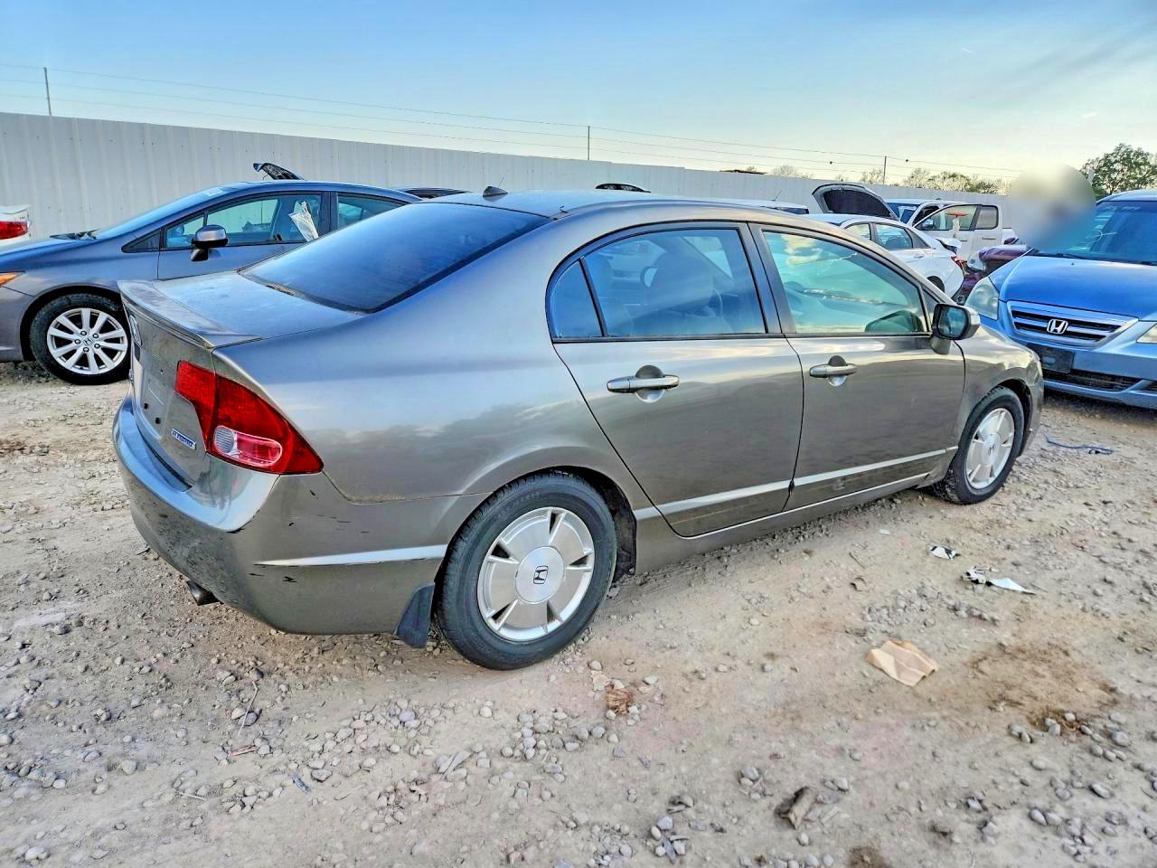 2006 Honda Civic Hybrid Tan vin: JHMFA36236S008915