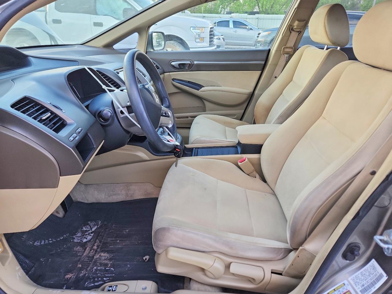 2006 Honda Civic Hybrid Tan vin: JHMFA36236S008915