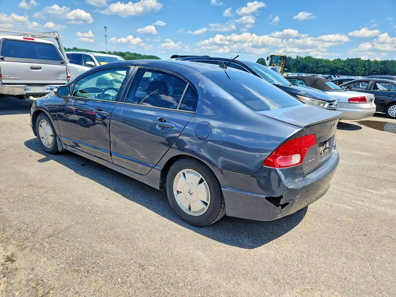 2006 Honda Civic Hybrid Gray vin: JHMFA36236S011376