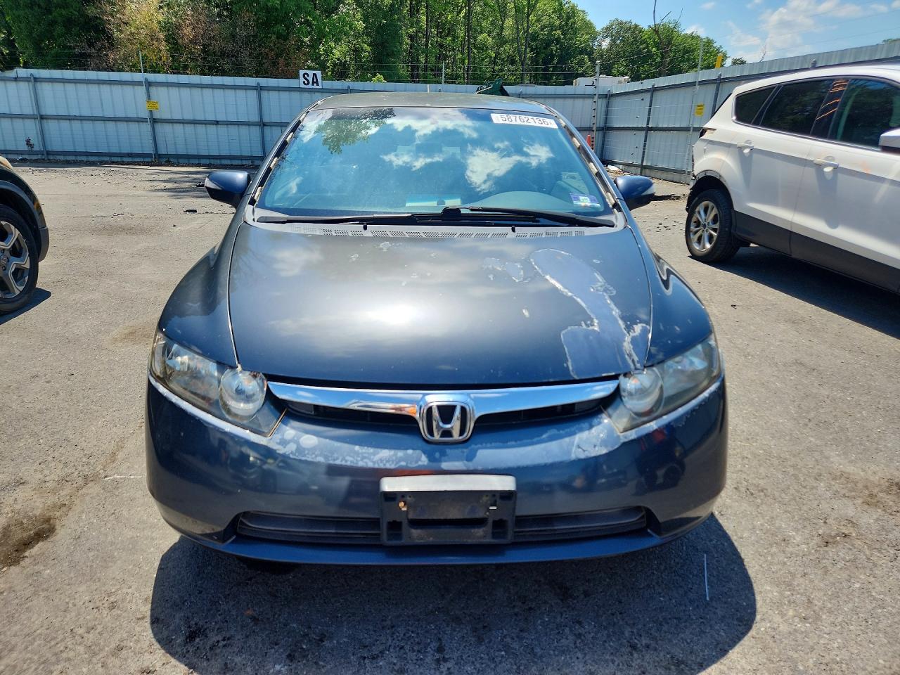2006 Honda Civic Hybrid Gray vin: JHMFA36236S011376