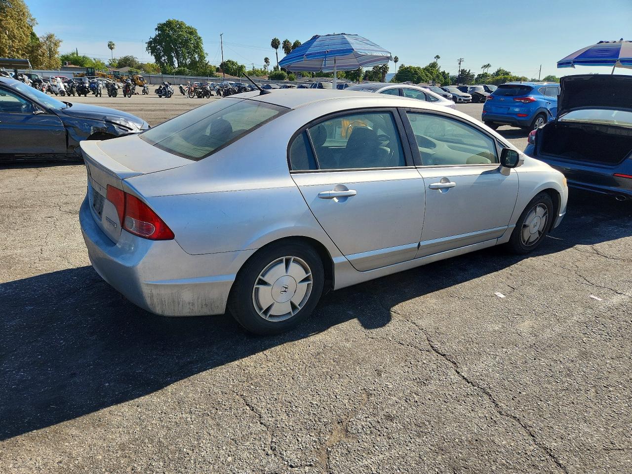 2006 Honda Civic Hybrid Silver vin: JHMFA36236S023902