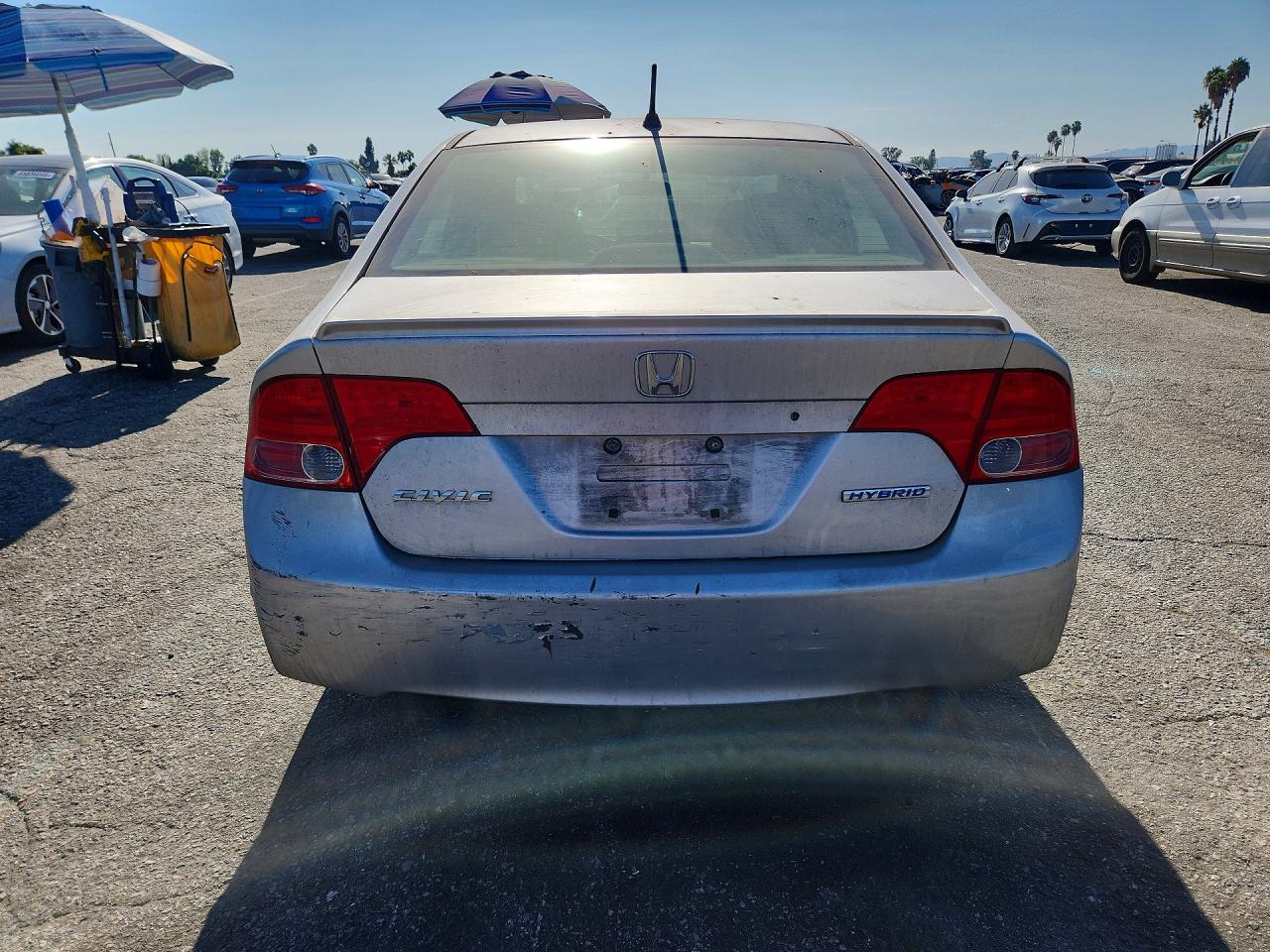2006 Honda Civic Hybrid Silver vin: JHMFA36236S023902