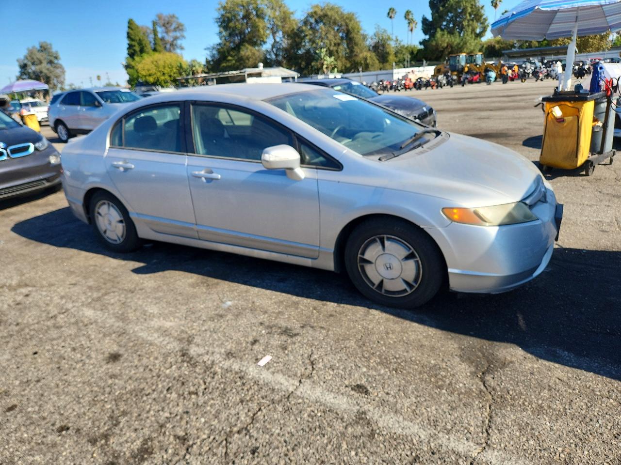 2006 Honda Civic Hybrid Silver vin: JHMFA36236S023902