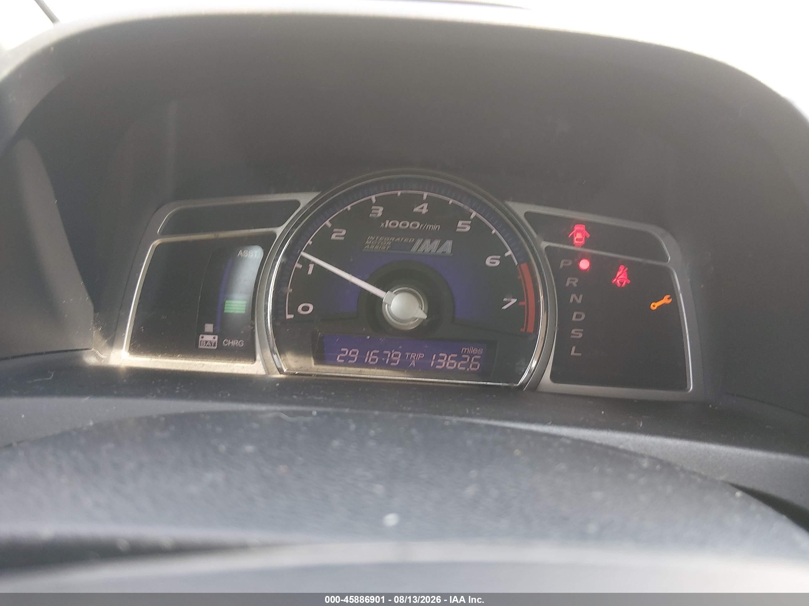 2006 Honda Civic Hybrid   Silver vin: JHMFA36236S025116