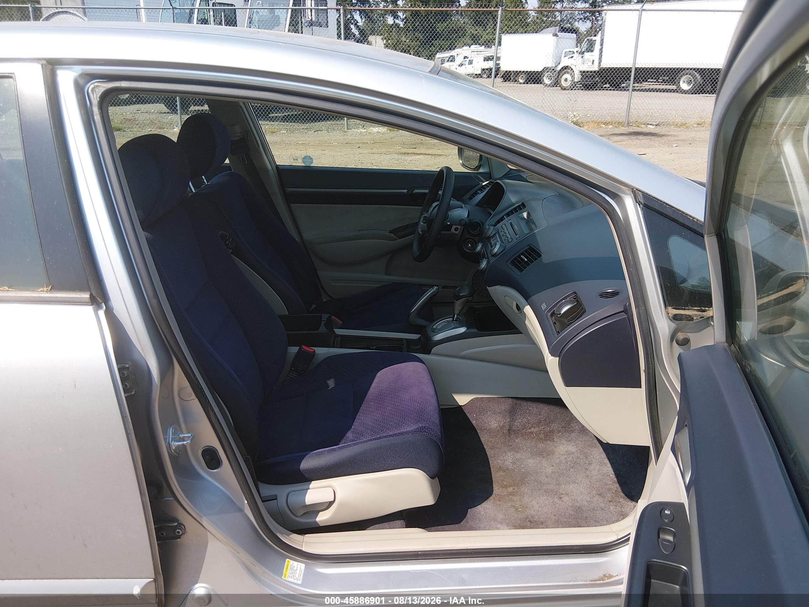 2006 Honda Civic Hybrid   Silver vin: JHMFA36236S025116