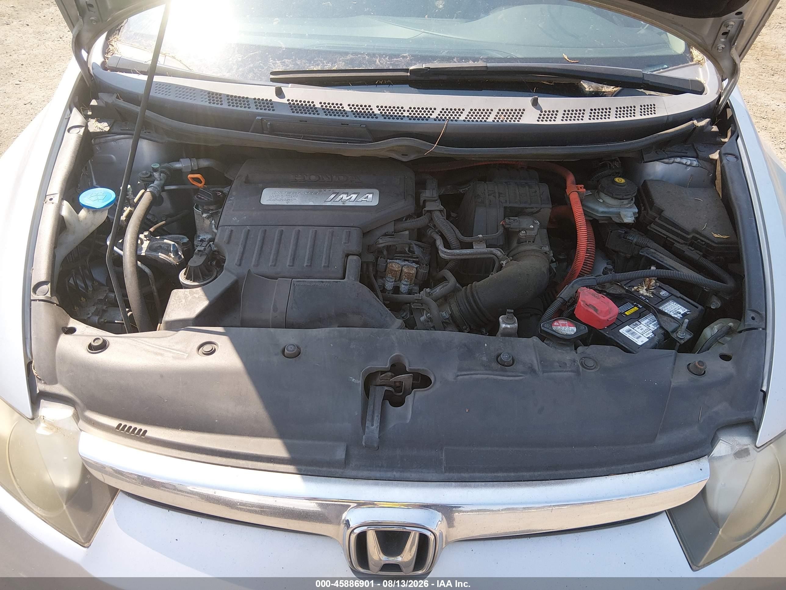 2006 Honda Civic Hybrid   Silver vin: JHMFA36236S025116