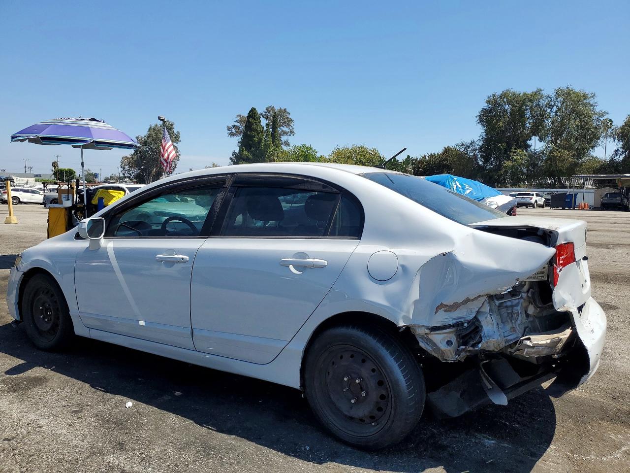 2006 Honda Civic Hybrid White vin: JHMFA36236S026850