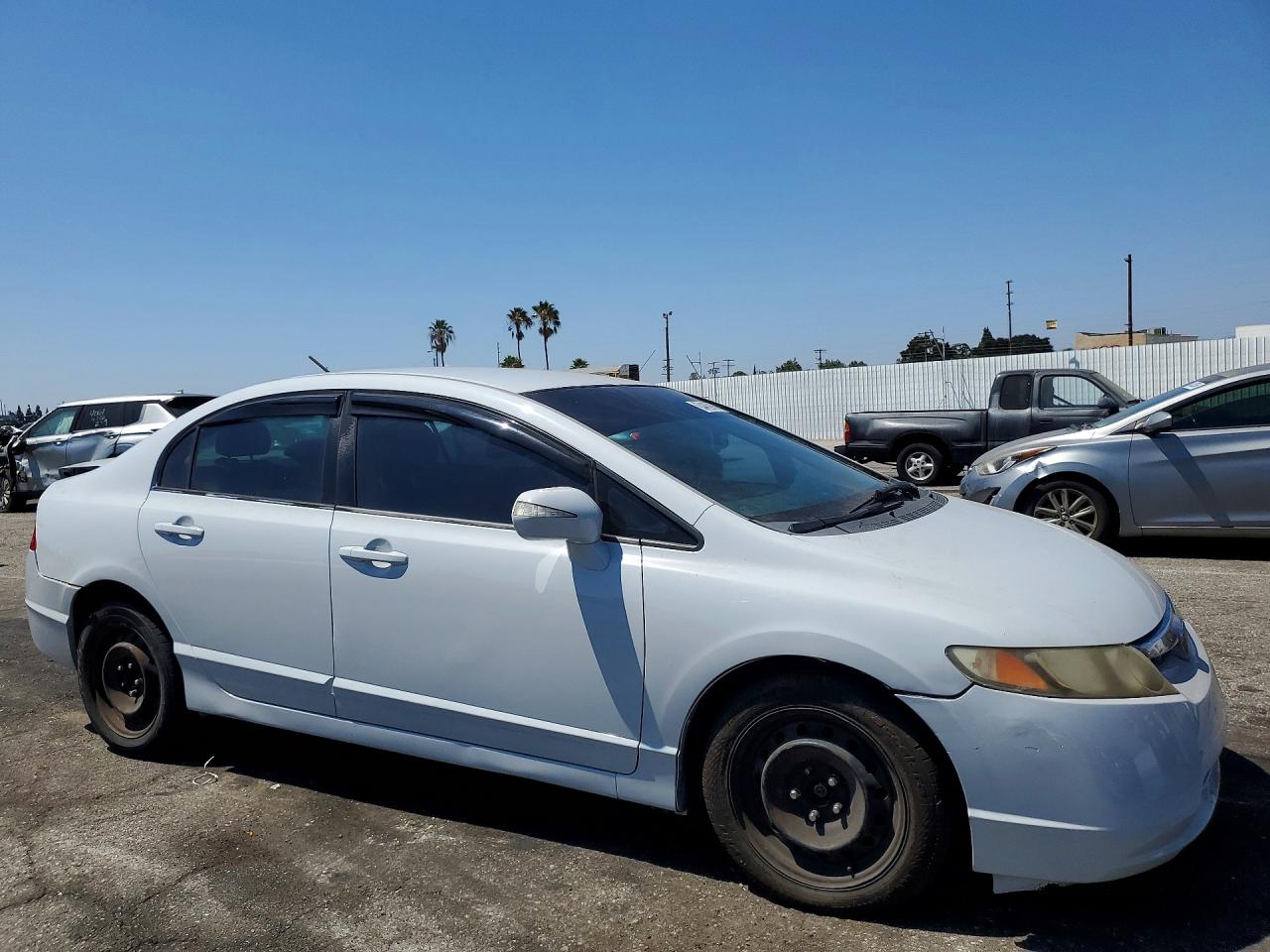2006 Honda Civic Hybrid White vin: JHMFA36236S026850