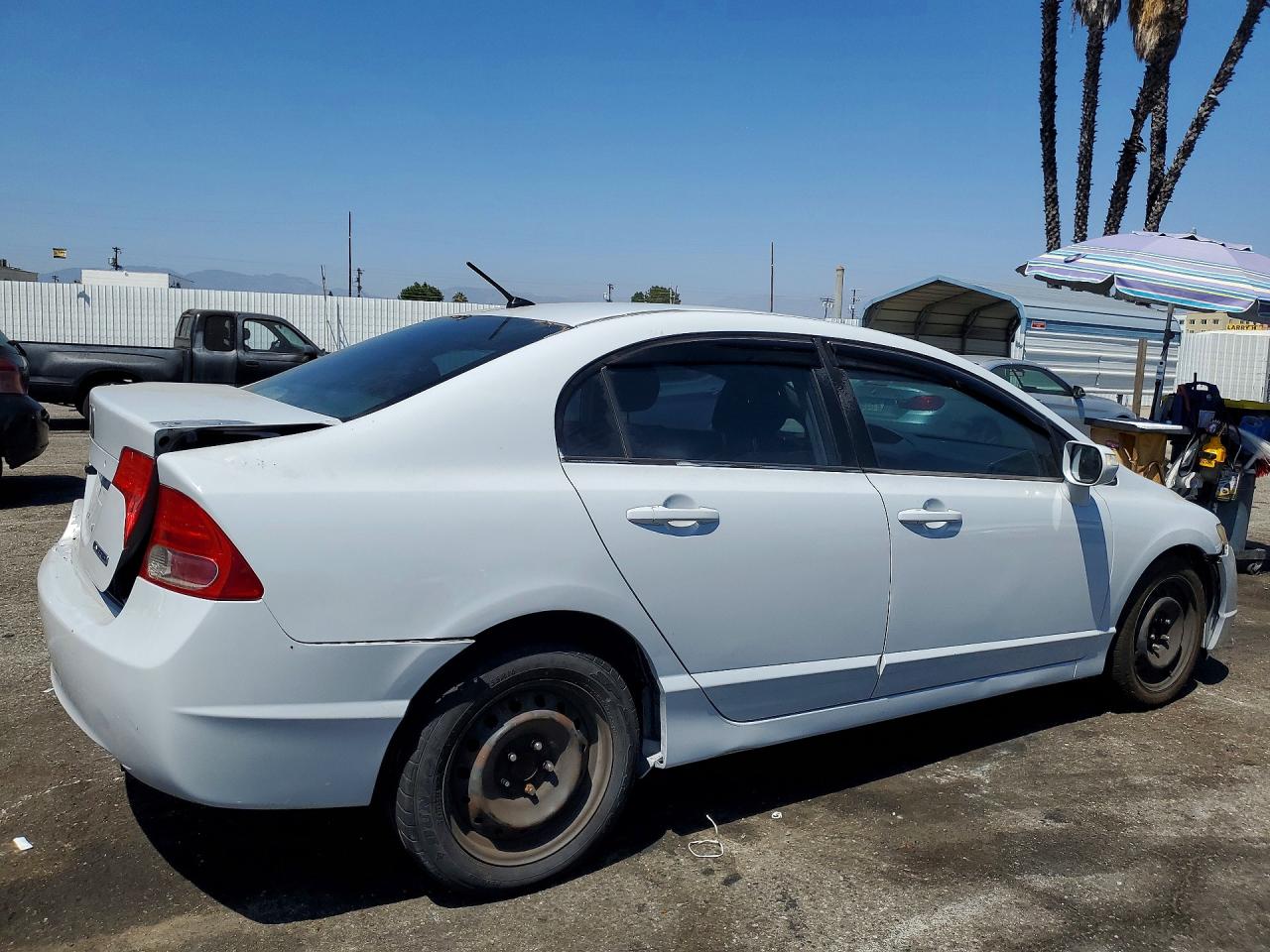 2006 Honda Civic Hybrid White vin: JHMFA36236S026850