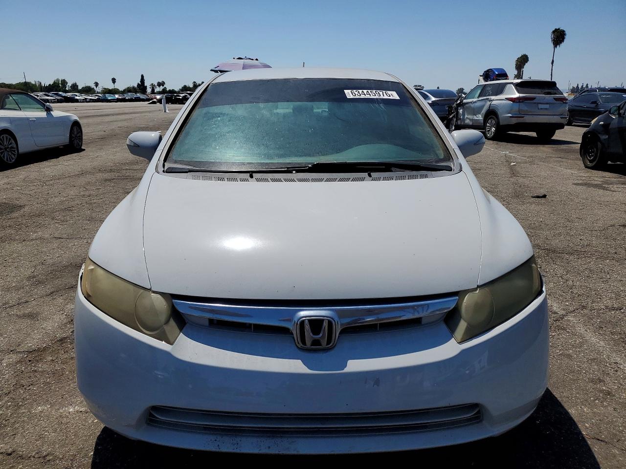 2006 Honda Civic Hybrid White vin: JHMFA36236S026850