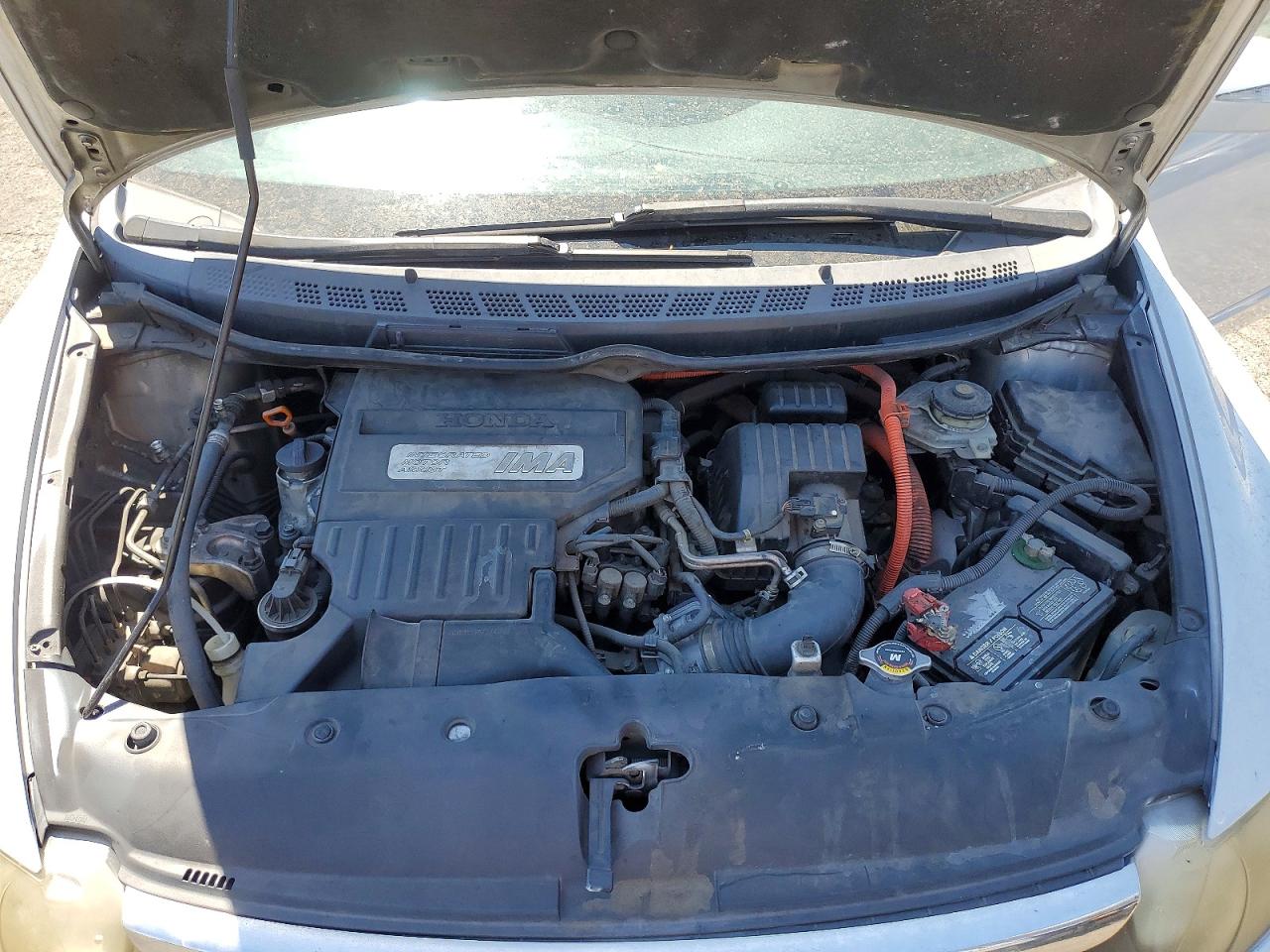 2006 Honda Civic Hybrid White vin: JHMFA36236S026850