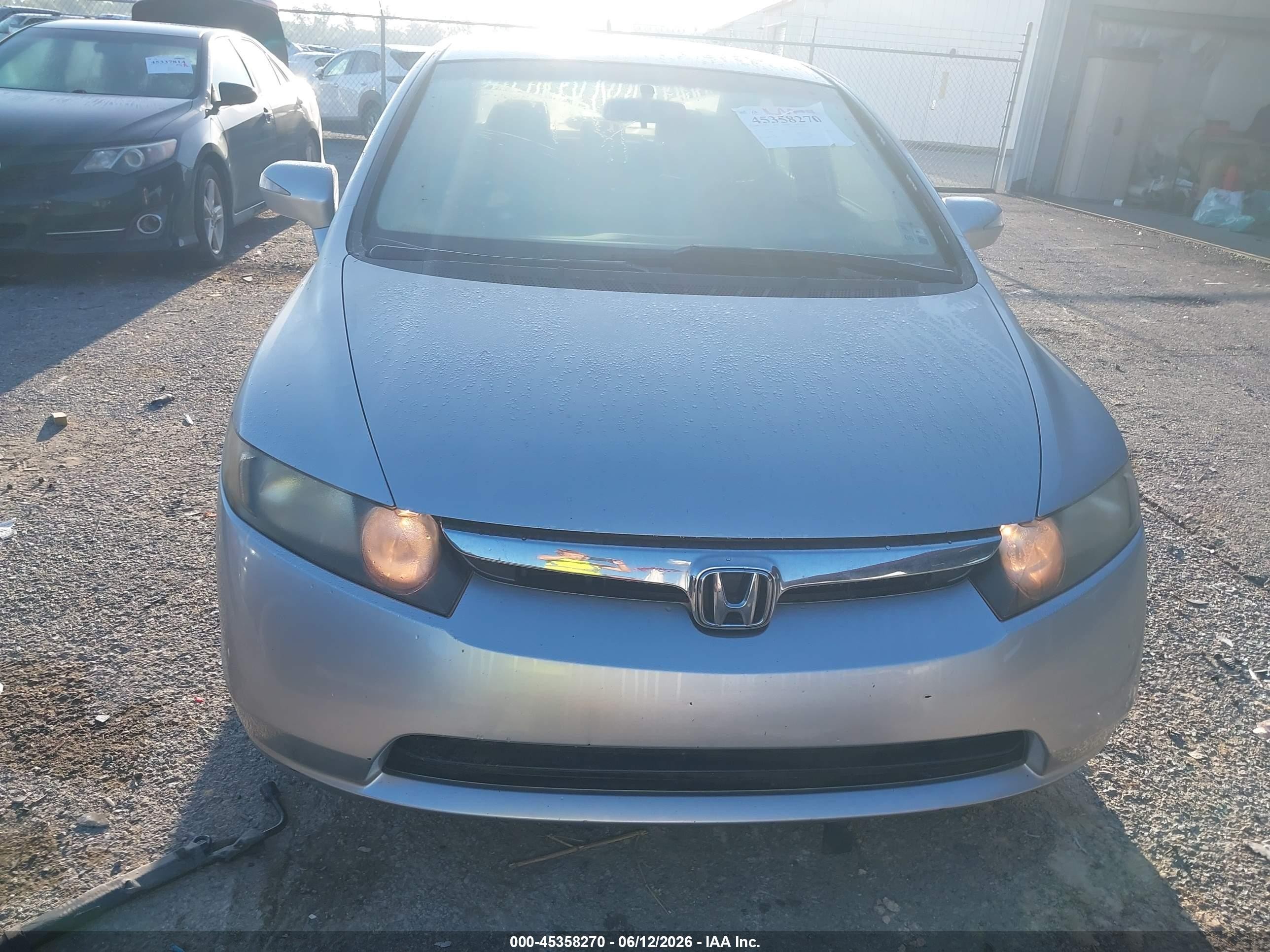 2007 Honda Civic Hybrid   Silver vin: JHMFA36237S000458