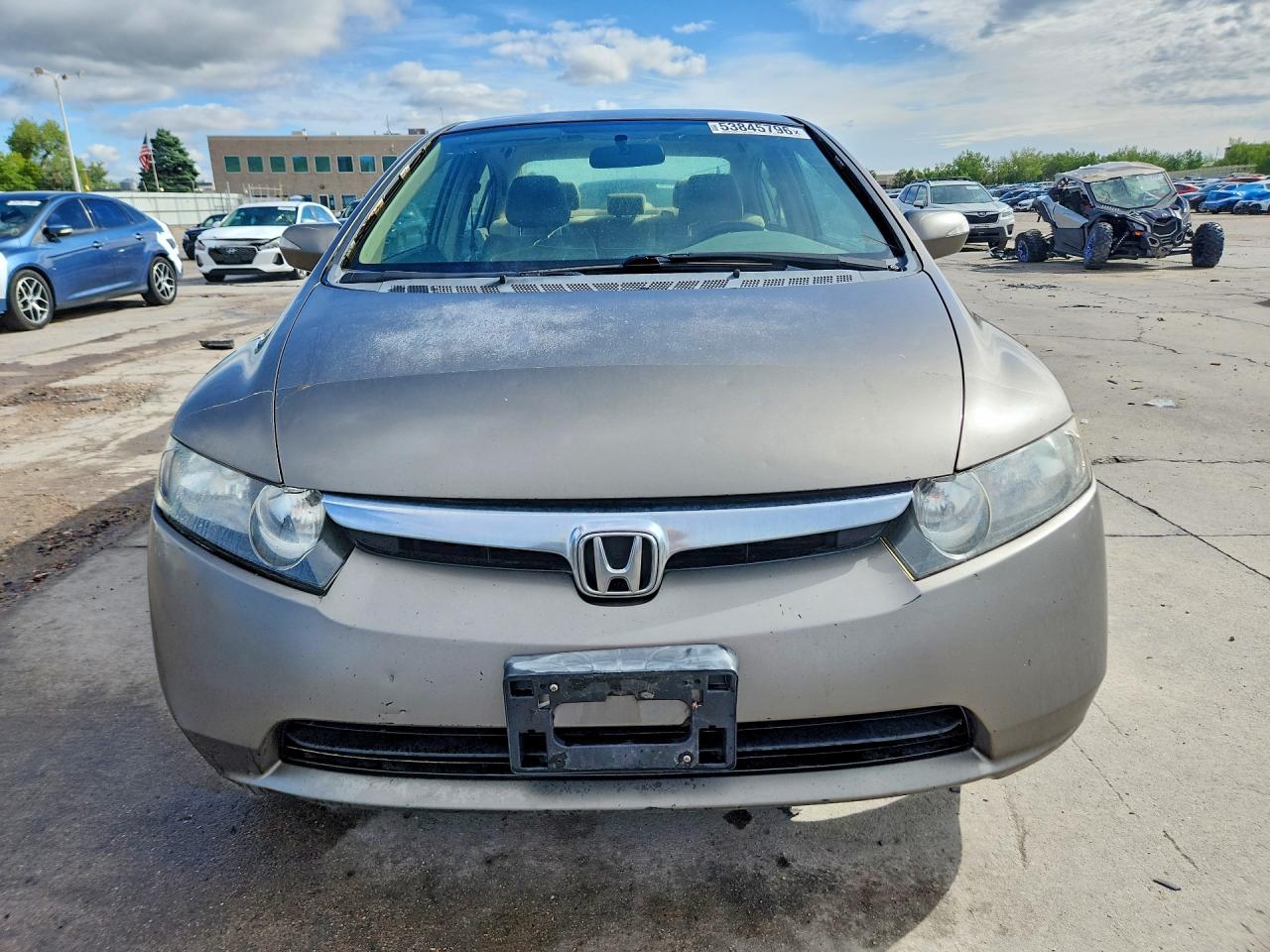 2007 Honda Civic Hybrid Желто-коричневый vin: JHMFA36237S012660