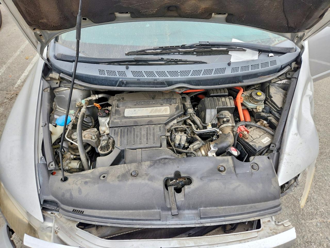 2007 Honda Civic Hybrid Silver vin: JHMFA36237S015851