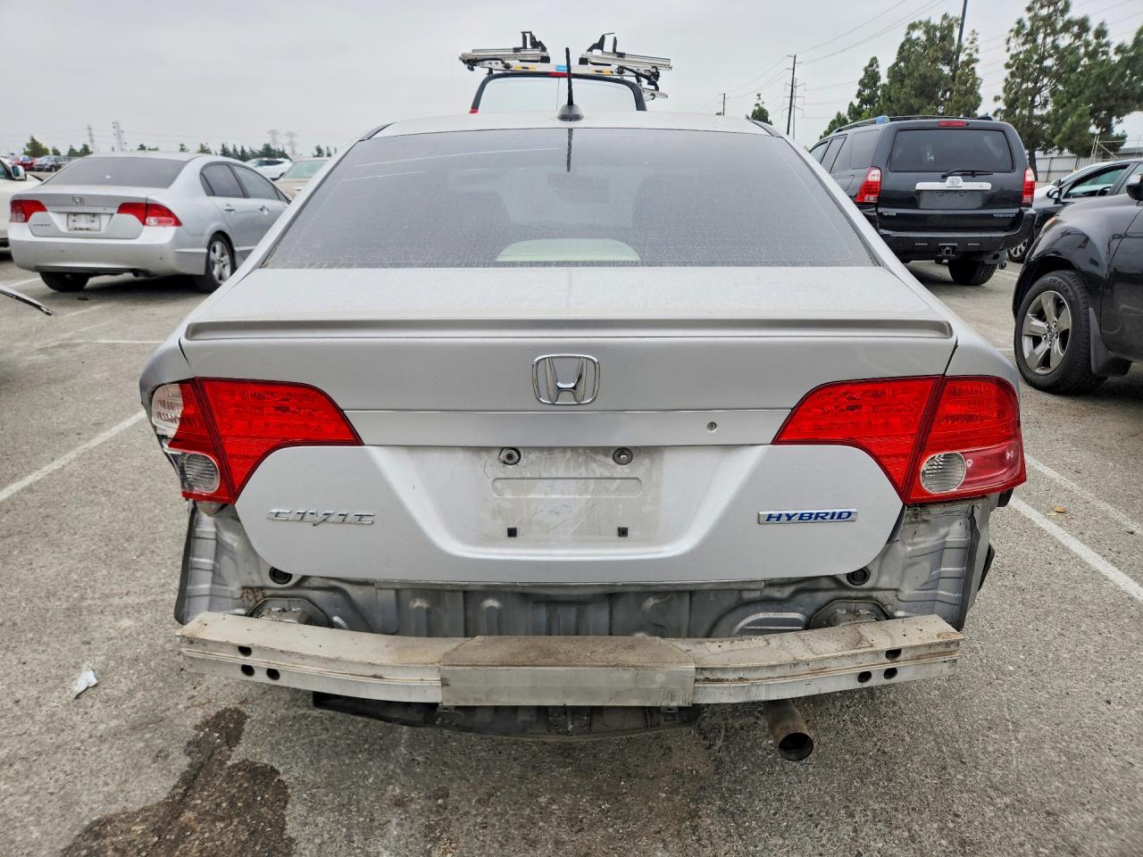 2007 Honda Civic Hybrid Silver vin: JHMFA36237S015851