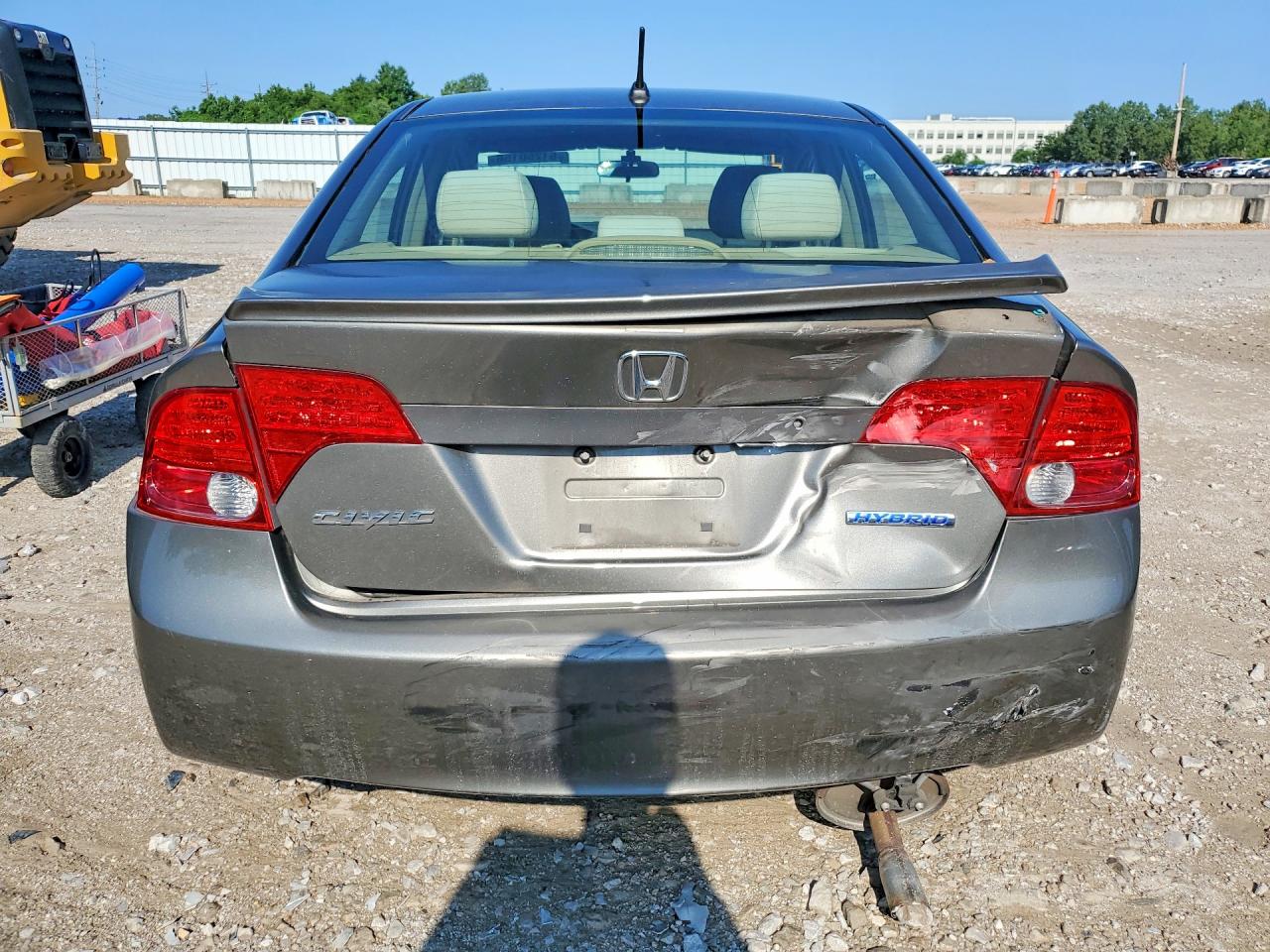 2007 Honda Civic Hybrid Tan vin: JHMFA36237S021780