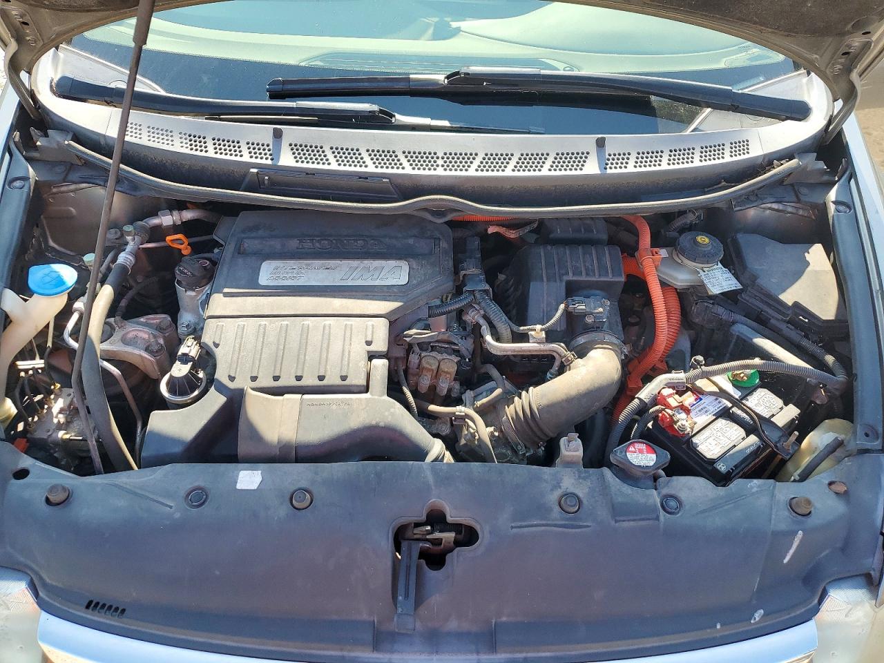 2007 Honda Civic Hybrid Tan vin: JHMFA36237S021780