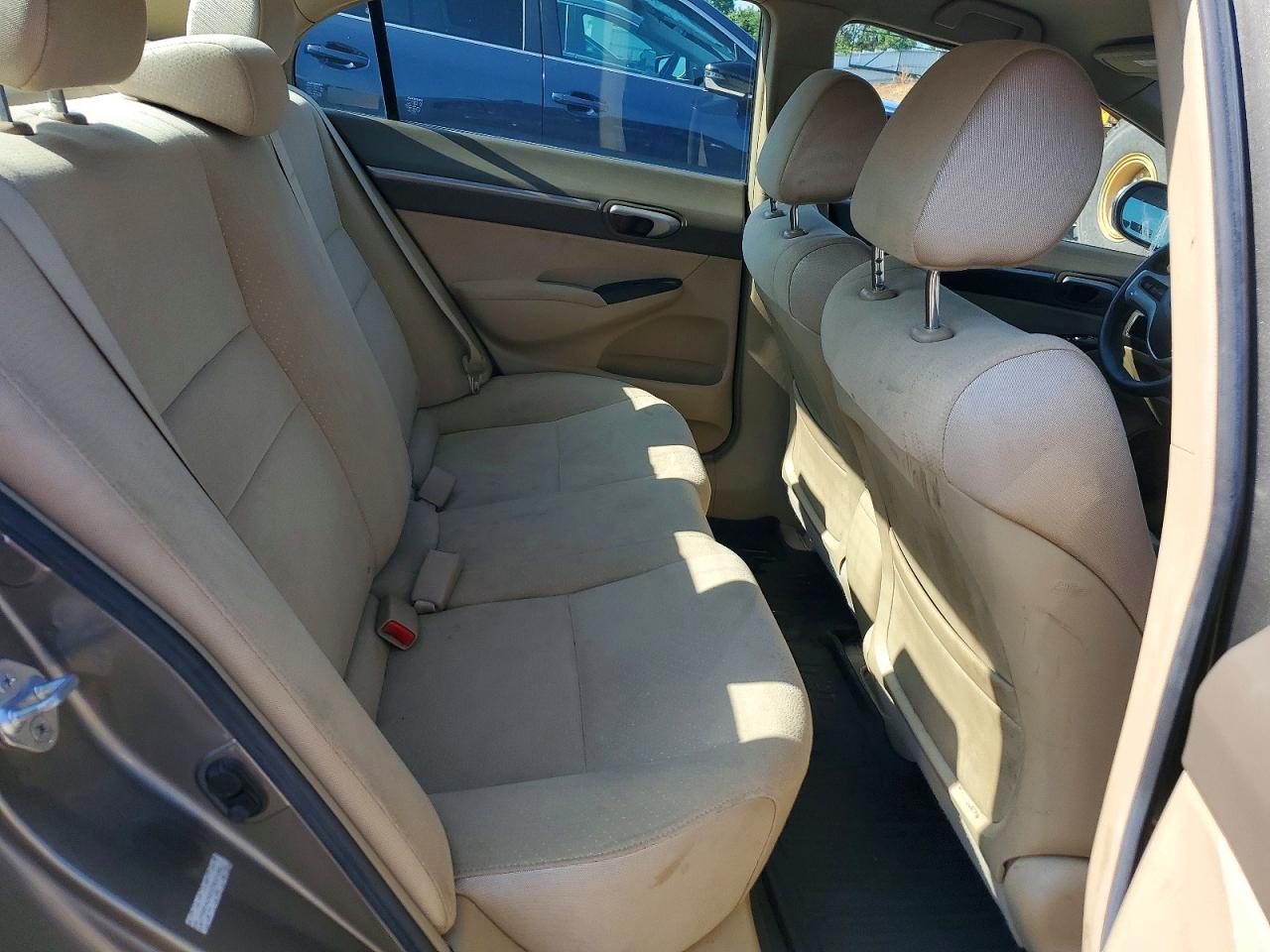2007 Honda Civic Hybrid Tan vin: JHMFA36237S021780