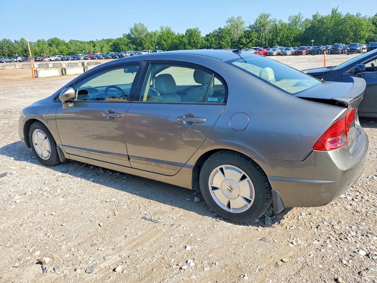 2007 Honda Civic Hybrid Tan vin: JHMFA36237S021780