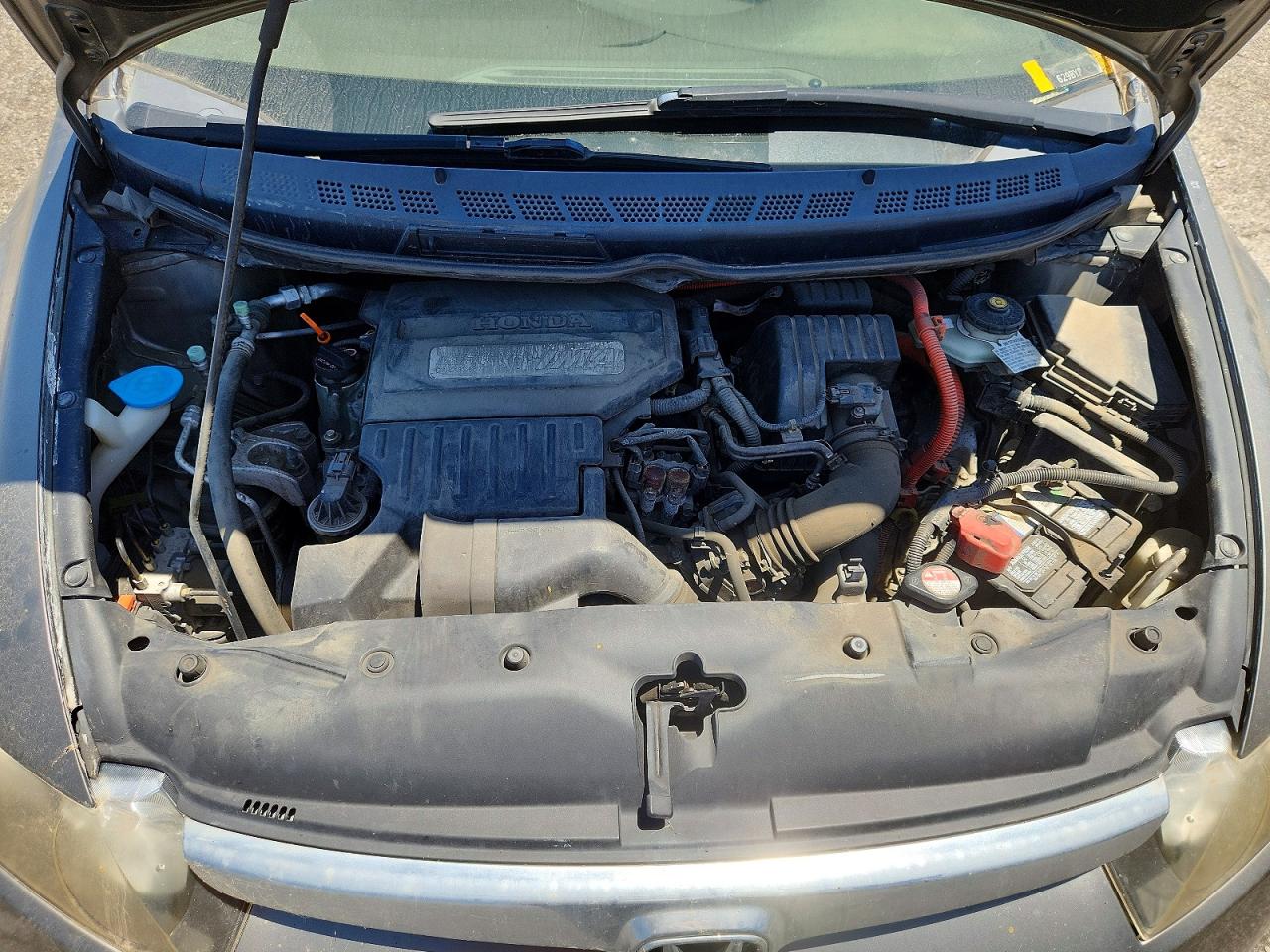 2007 Honda Civic Hybrid Gray vin: JHMFA36237S024615