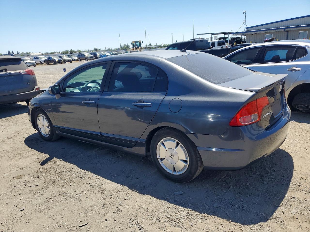 2007 Honda Civic Hybrid Gray vin: JHMFA36237S029264
