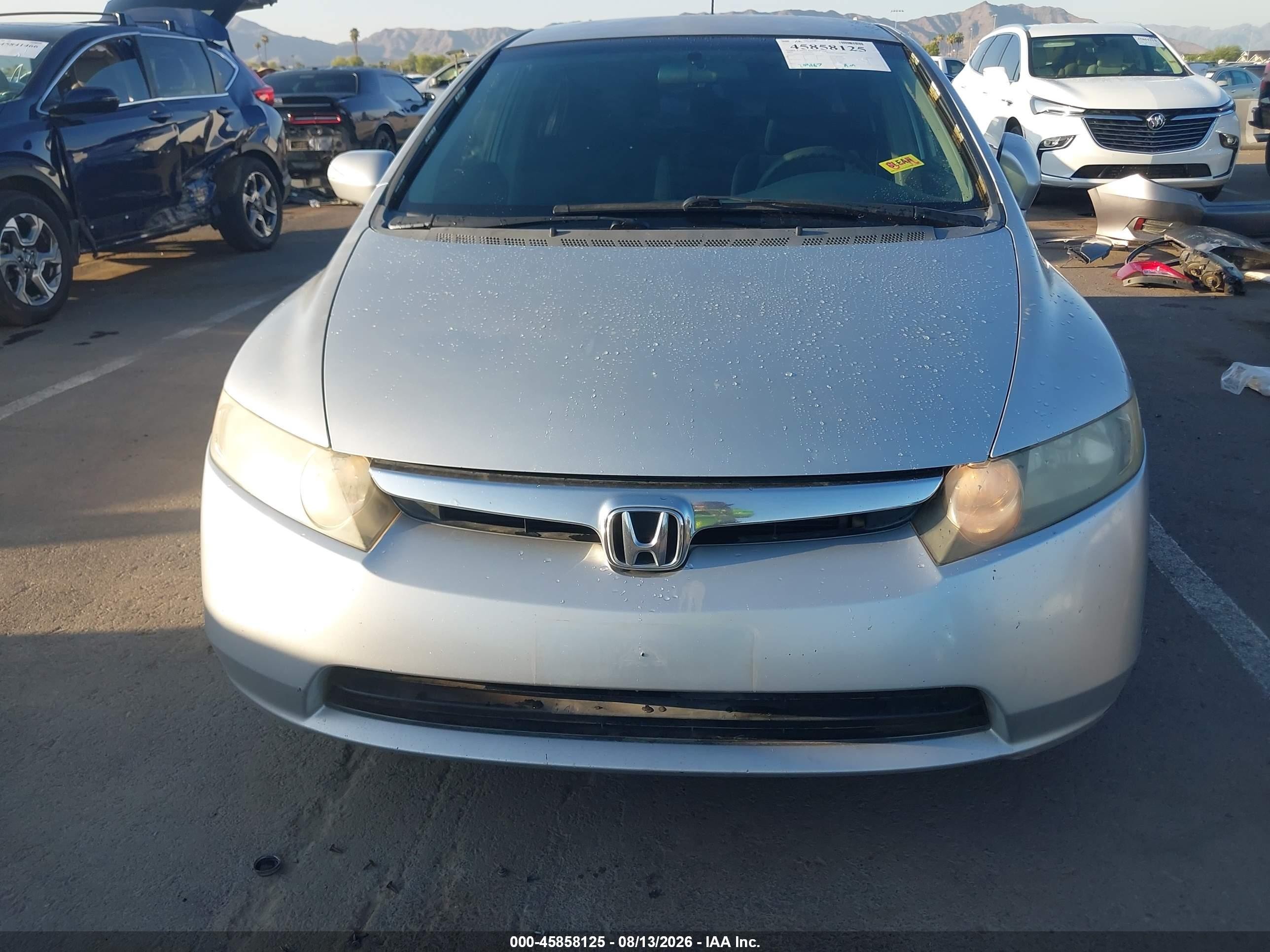 2008 Honda Civic Hybrid   Silver vin: JHMFA36238S009646