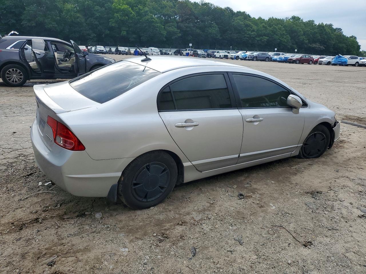 2008 Honda Civic Hybrid Silver vin: JHMFA36238S011865
