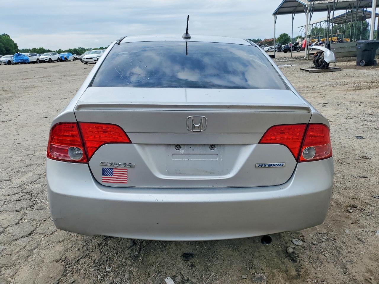 2008 Honda Civic Hybrid Silver vin: JHMFA36238S011865