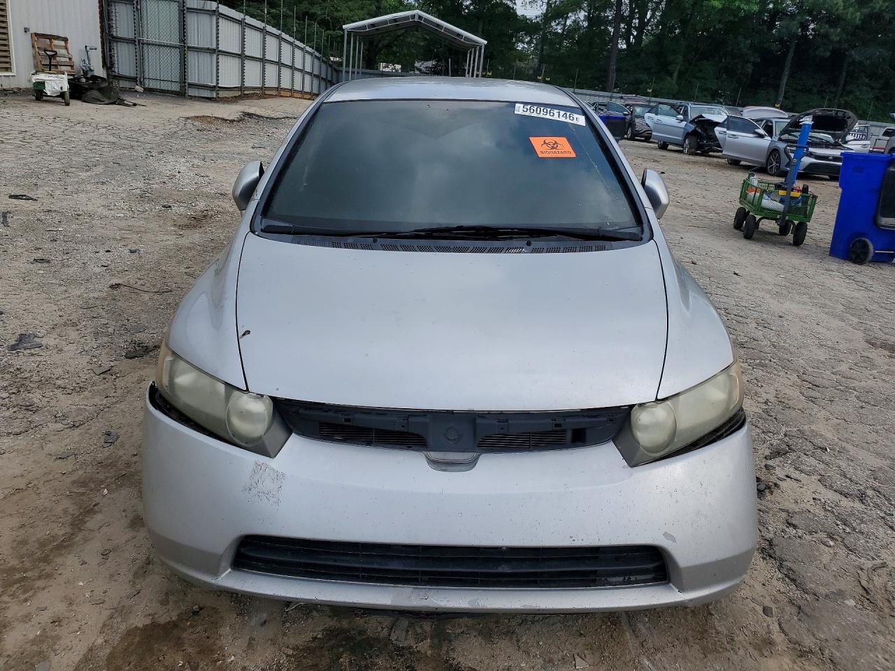 2008 Honda Civic Hybrid Silver vin: JHMFA36238S011865
