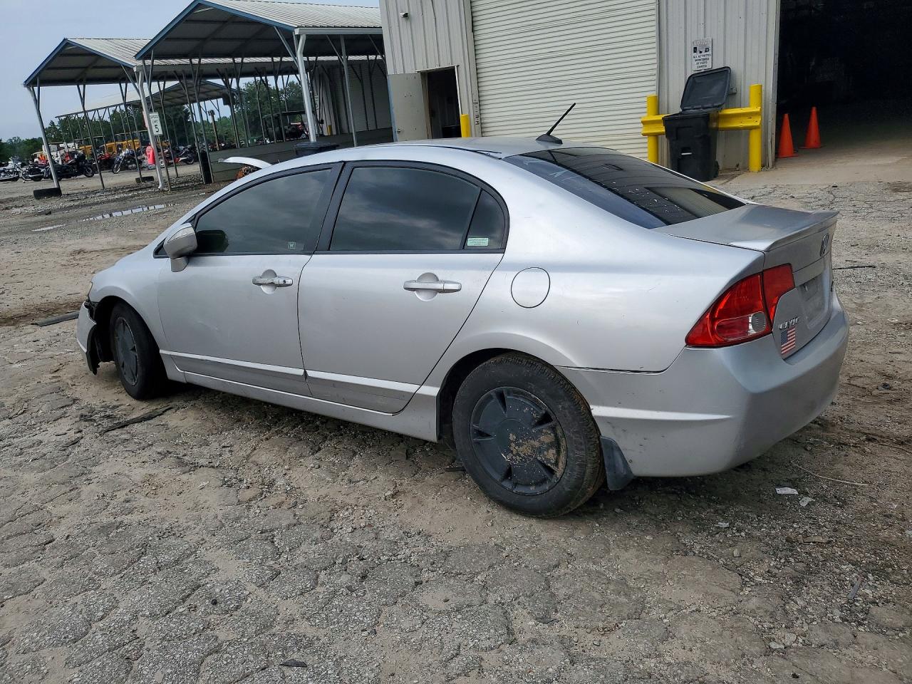 2008 Honda Civic Hybrid Silver vin: JHMFA36238S011865