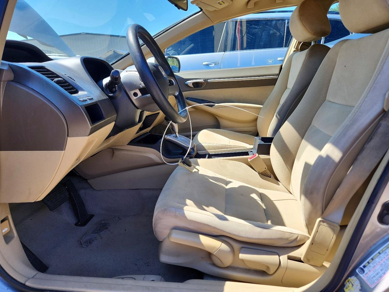 2008 Honda Civic Hybrid Tan vin: JHMFA36238S019674