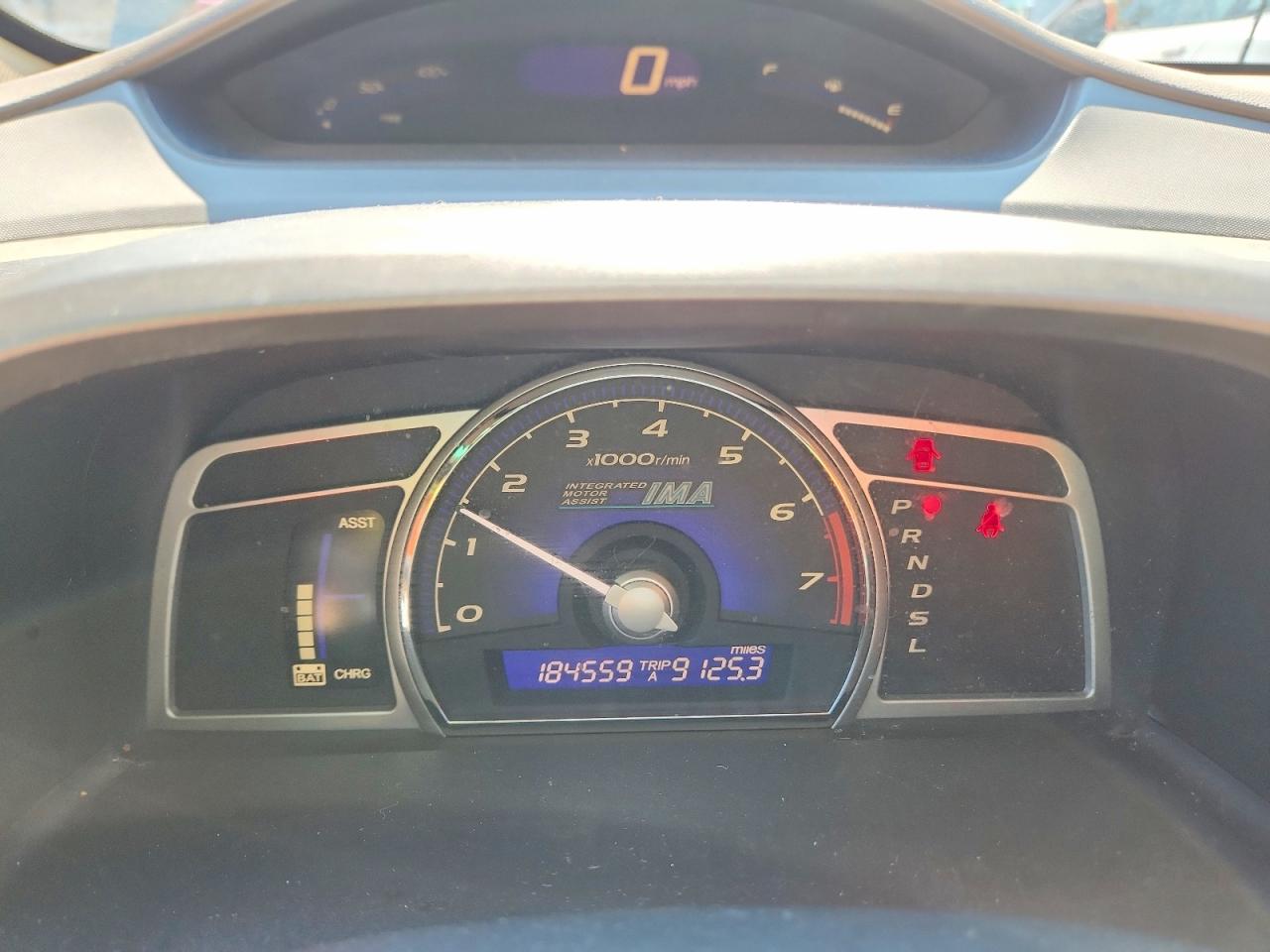 2008 Honda Civic Hybrid Tan vin: JHMFA36238S019674