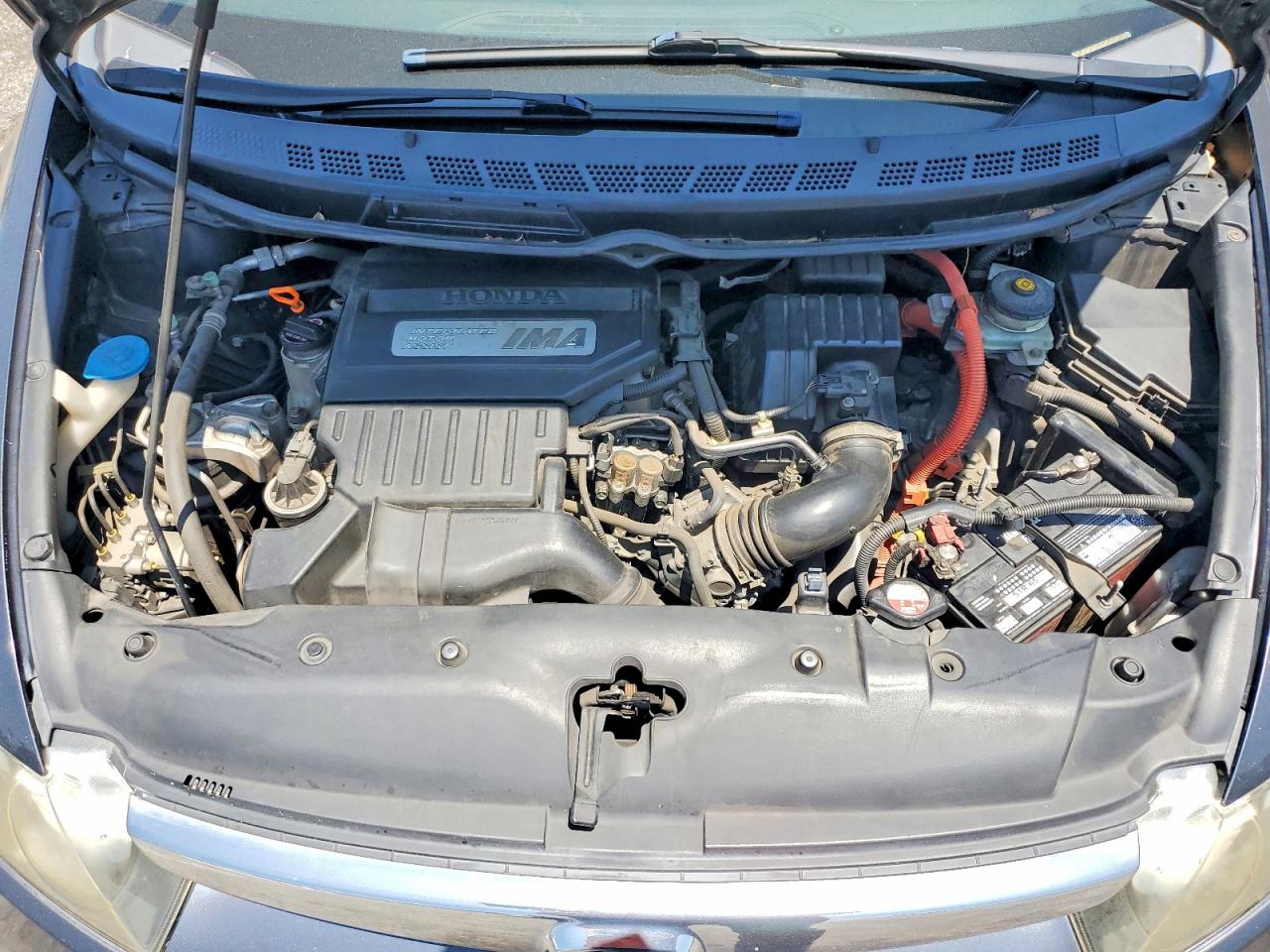2008 Honda Civic Hybrid Gray vin: JHMFA36238S026947