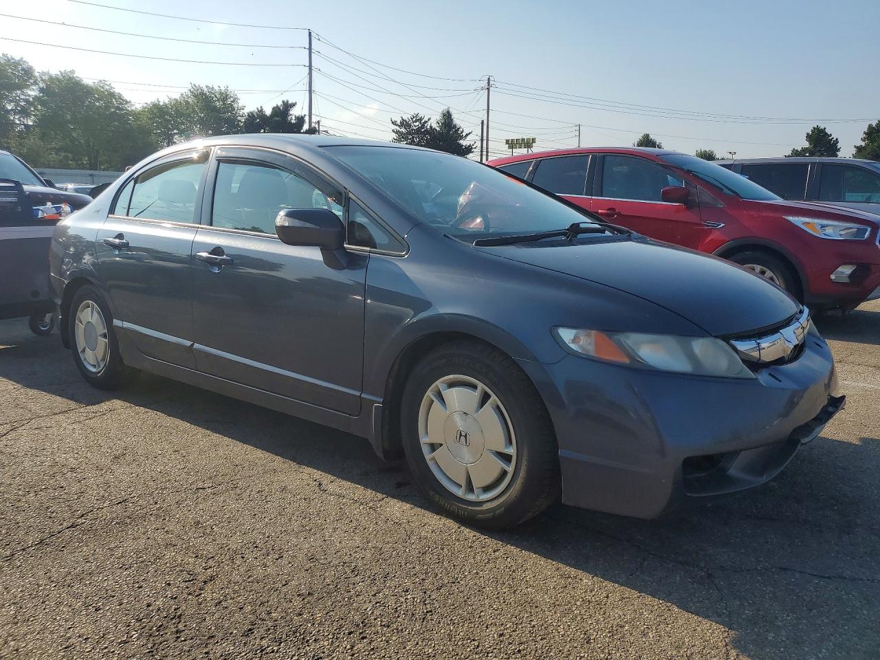 2009 Honda Civic Hybrid Серый vin: JHMFA36239S004089