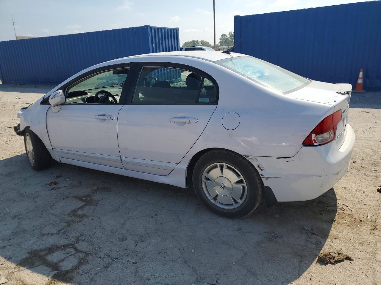 2009 Honda Civic Hybrid White vin: JHMFA36239S006036